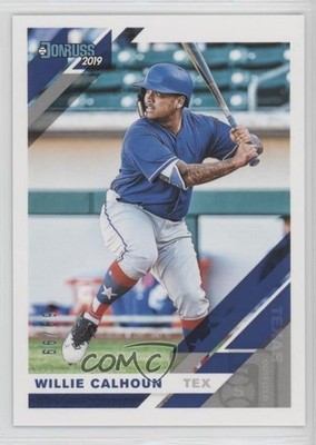 2019 Panini Donruss Holo Back 69/99 Willie Calhoun #150 n1u