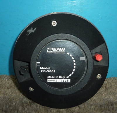 EAW Eastern Acoustic Model CD-5001 Compression Driver 8 Ohms Good Condition #2