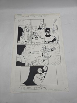 Steve Dillon Punisher vs Bullseye #5 Page 14 Original Marvel Comic Art Signed