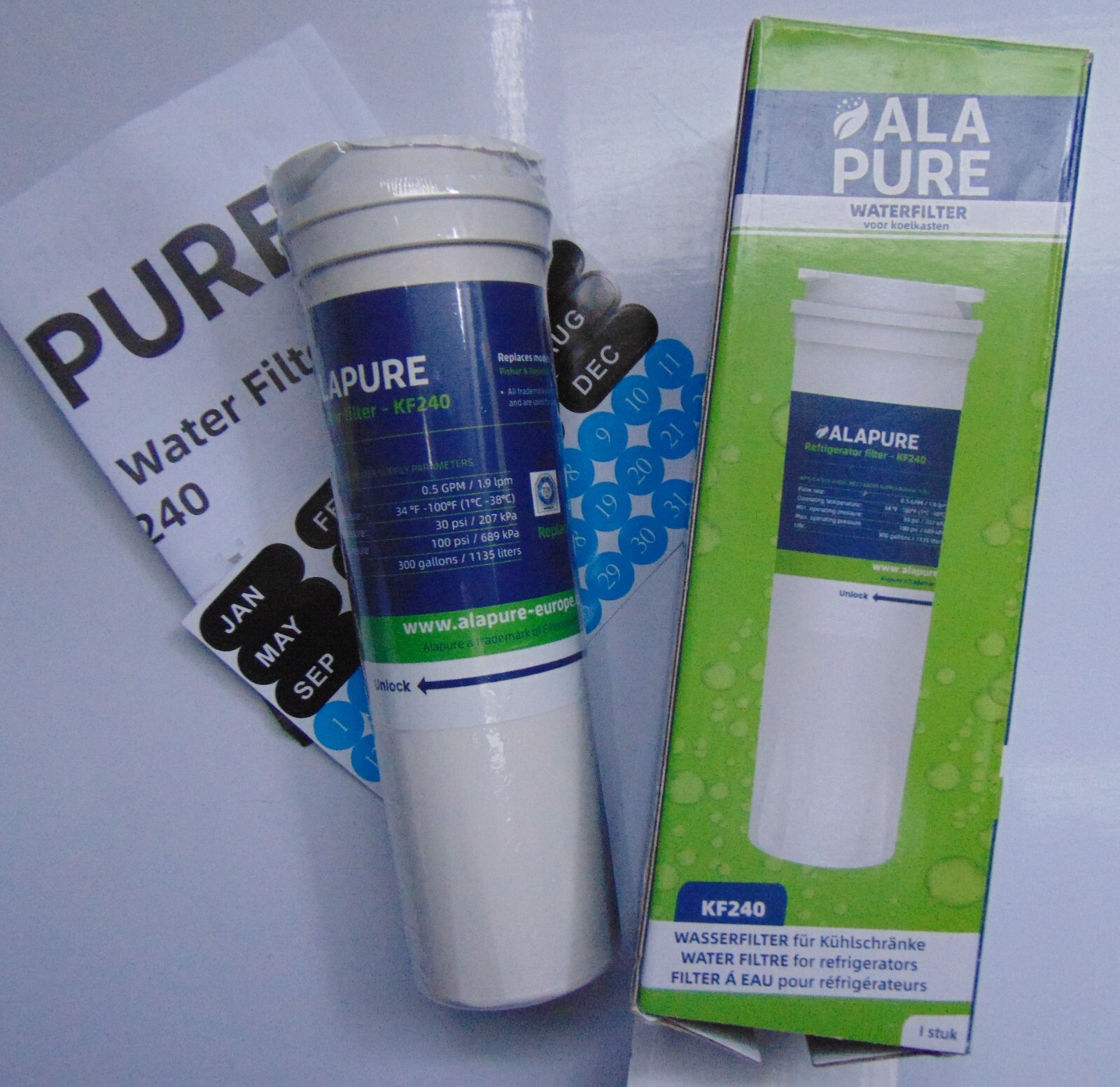 Fisher and Paykel compatible 836848 fridge water filter from Ala Pure