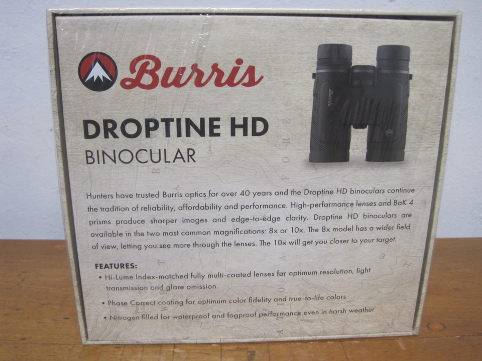 Binoculares Burris Droptine HD 10x42 nuevos y sellados #300279 ¡ENVÍO RÁPIDO!! Foto 4 de 4