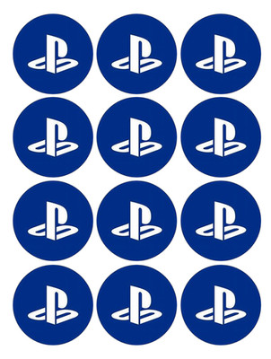 12 count Video Game System Edible Image rounds, choose your size, pre cut