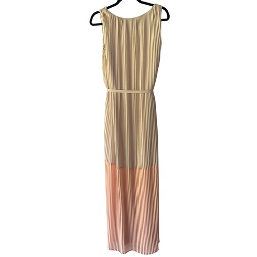Vila Kleid Colour Block Plissee Vimerle Maxikleid Damen Größe M gefüttert - Bild 2 von 7