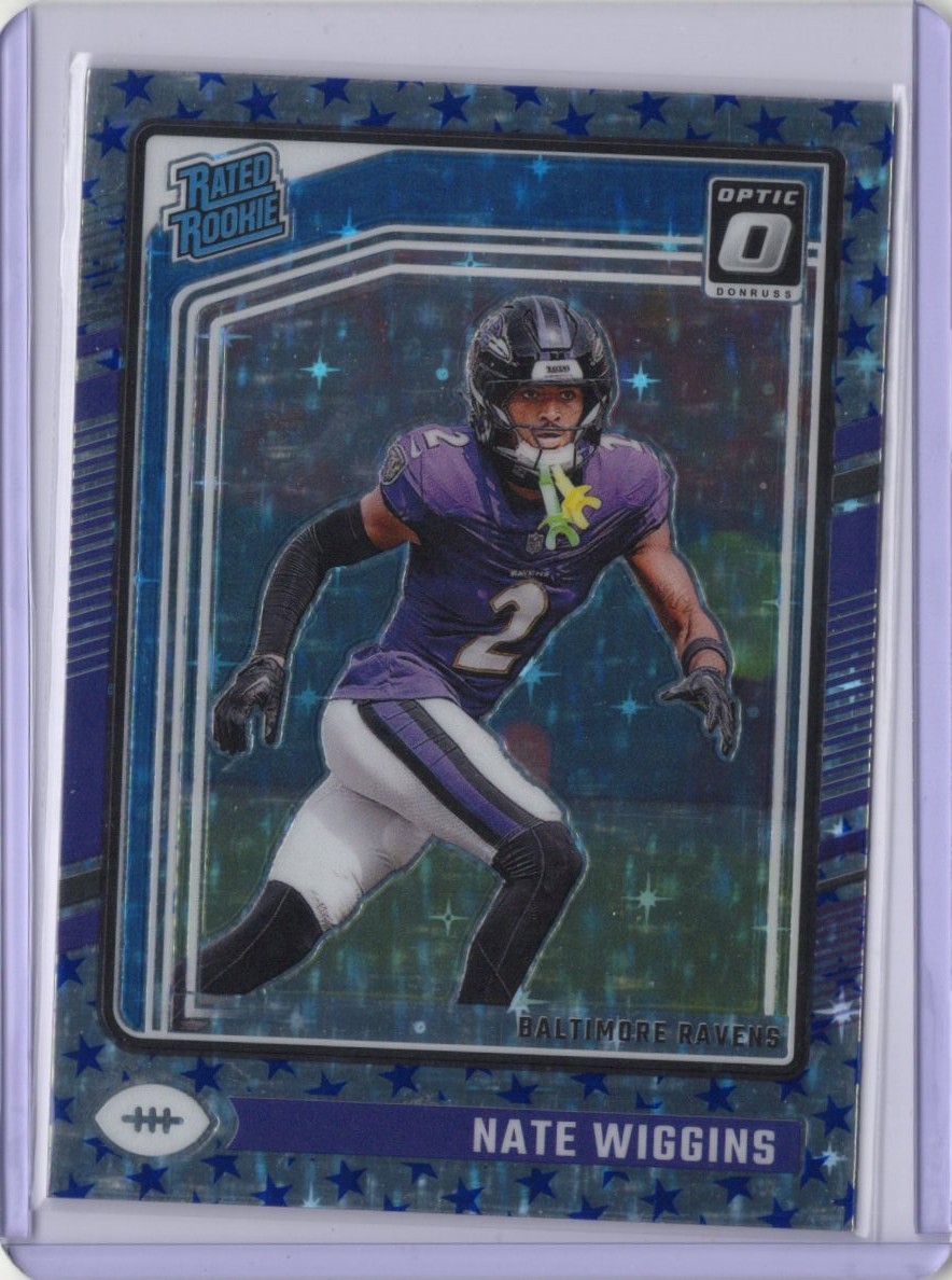 2024 Panini Donruss Optic - Rated Rookie Nate Wiggins #281 Stars Prizm (RC)