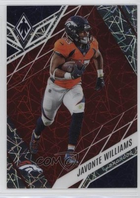 2022 Panini Phoenix Red Lazer 86/125 Javonte Williams #40 19e1