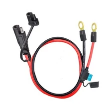 10AWG SAE Connector,Ring Terminal Harness,2FT 10AWG Ring Terminal Harness--60CM