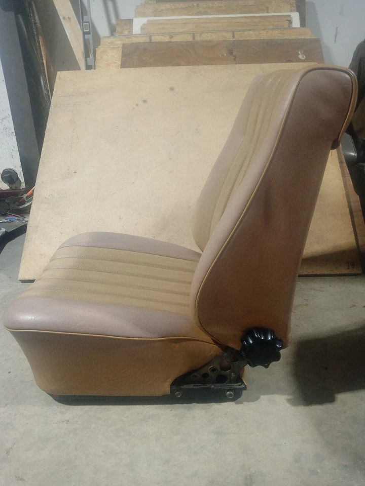 Bonito asiento conductor mercedes w123 palomino 240 300 d t delantero izquierdo Foto 3 de 4