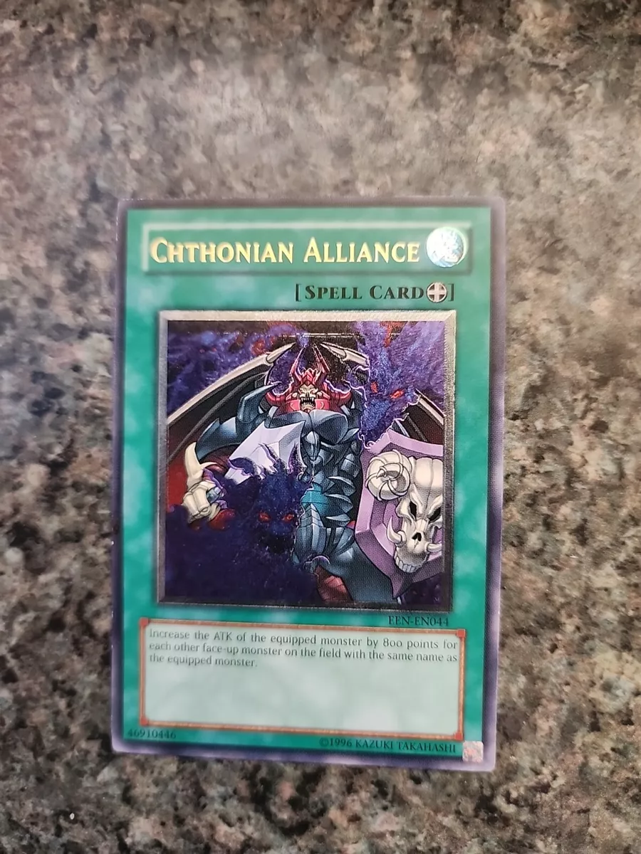 Yugioh! Chthonian Alliance EEN-EN044 Ultimate Rare LP Elemental Energy y9