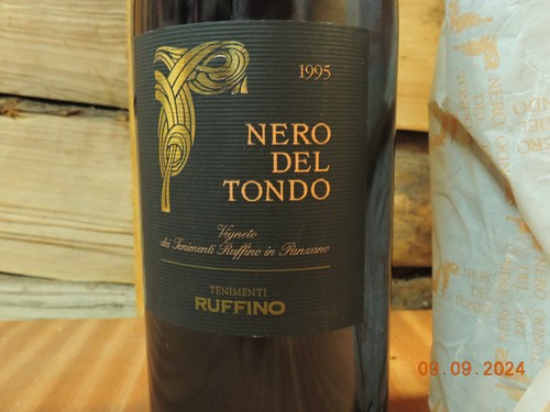 Nero del Tondo Ruffino 1995 aus Panzano in Chianti 2 Flaschen a' 0,75 Liter - Bild 5 von 12