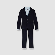 Michael Kors Kid's Boy's Blue Solid Two-Piece Suit Set Size 5