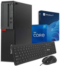 Lenovo Windows 11 Pro Desktop Intel i5 Computer PC SFF 16GB RAM 256GB SSD WiFi