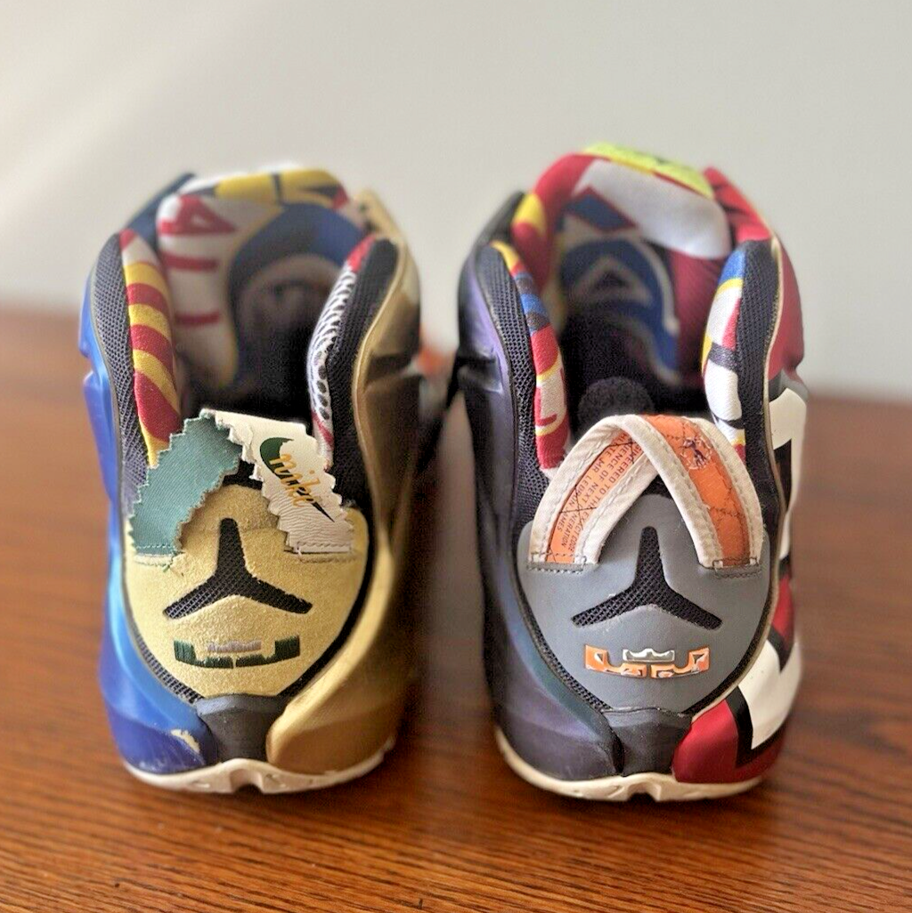 Nike LeBron 12 SE What The Sneakers Men's Size 9 802193-909 Nike LeBron 12 SE What The Sneakers Men's Size 9 802193-909