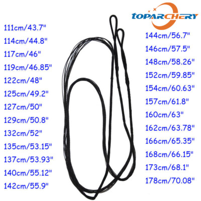 43''-70'' Ersatz Bogensehne AMO 47''~74'' für Traditioneller Langbogen Recurve Bogen