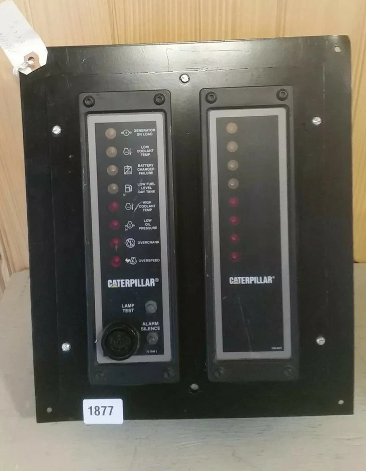 Cat 7E-78482 CATERPILLAR 130-3327 130-1633 w856 PANEL GP INST generator control - Image 2 of 4