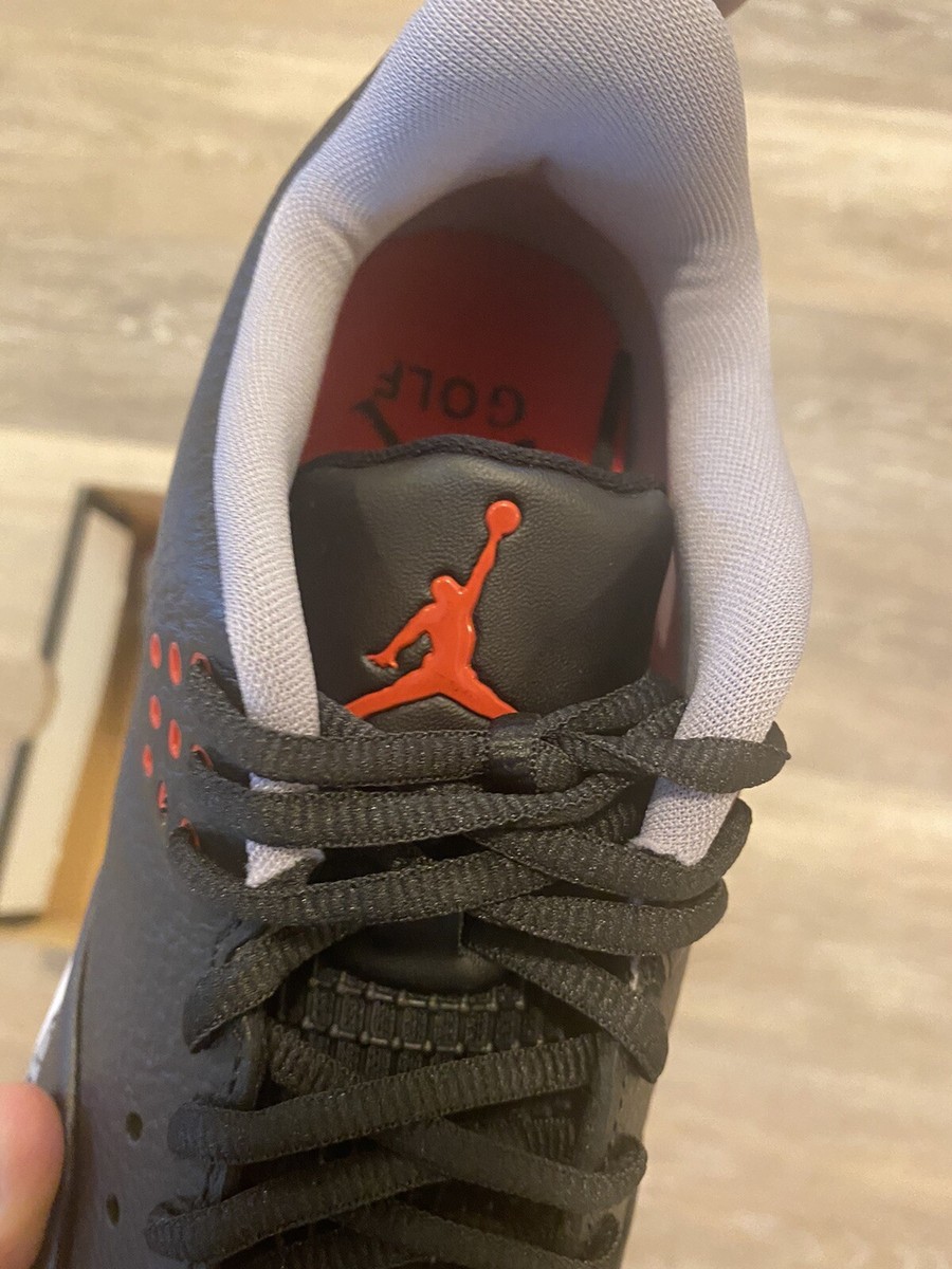 Jordan ADG 3 'Black Fire Cement Grey' Golf Shoes CW7242-001 Men's