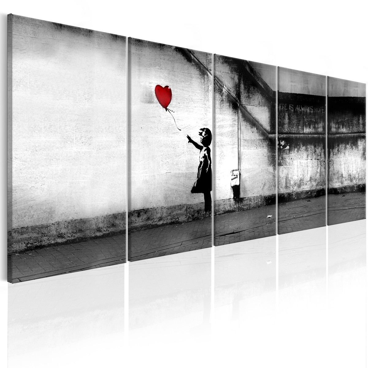 B&SA:バンクシー BANKSY Canvas Print Framed Wall Art Picture Photo Image i-C-0113