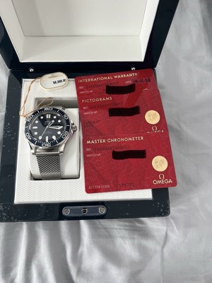 OMEGA Bond 60th Anniversary Seamaster 300M 210.30.42.20.03.002  UNWORN NEW 2024