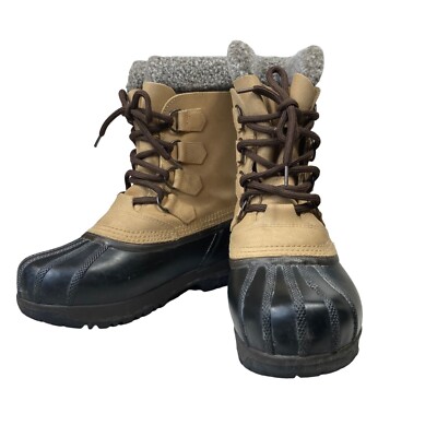 Sorel Leather Kananaskis insulated Snow Boots Lace Up 
