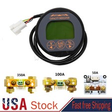 Battery Monitor 50A 100A 350A Caravan RV Motorhome lithium iron lead-acid TR16