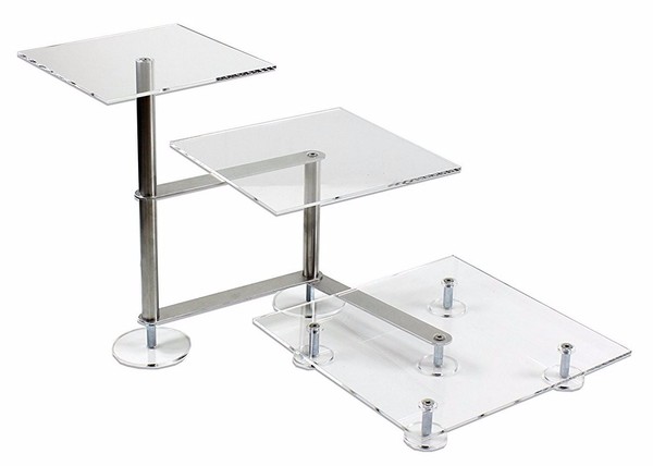Tortenetagere Plexiglas Hochzeit HochzeitstortenstäNder Treppe Acryl Eckig-image