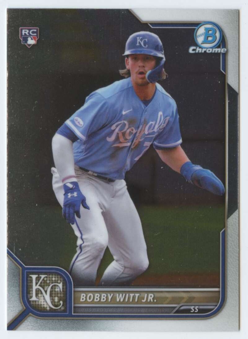 2022 Bowman Chrome #77 Bobby Witt Jr. NM-MT RC Rookie Royals