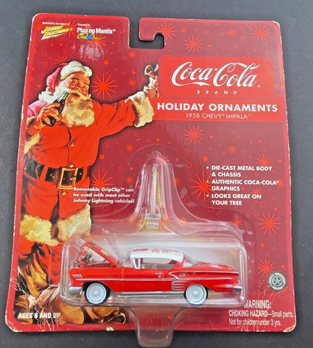 Johnny White Lightning `58 CHEVY IMPALA, WHITE - CHASSIS,RIMS,INTERIOR, RED - BF