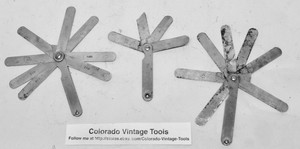 3-Vintage-STARRETT-Machinist-Thickness-Gages-2-172-A-No-71-4-Ships
