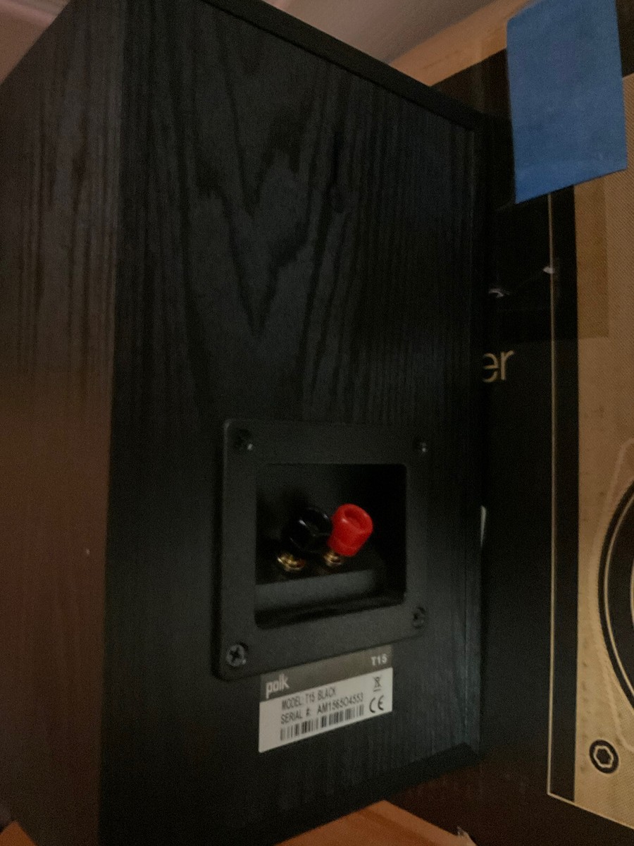 Polk Audio T15 100 Watt Bookshelf Speakers In Original Box | eBay