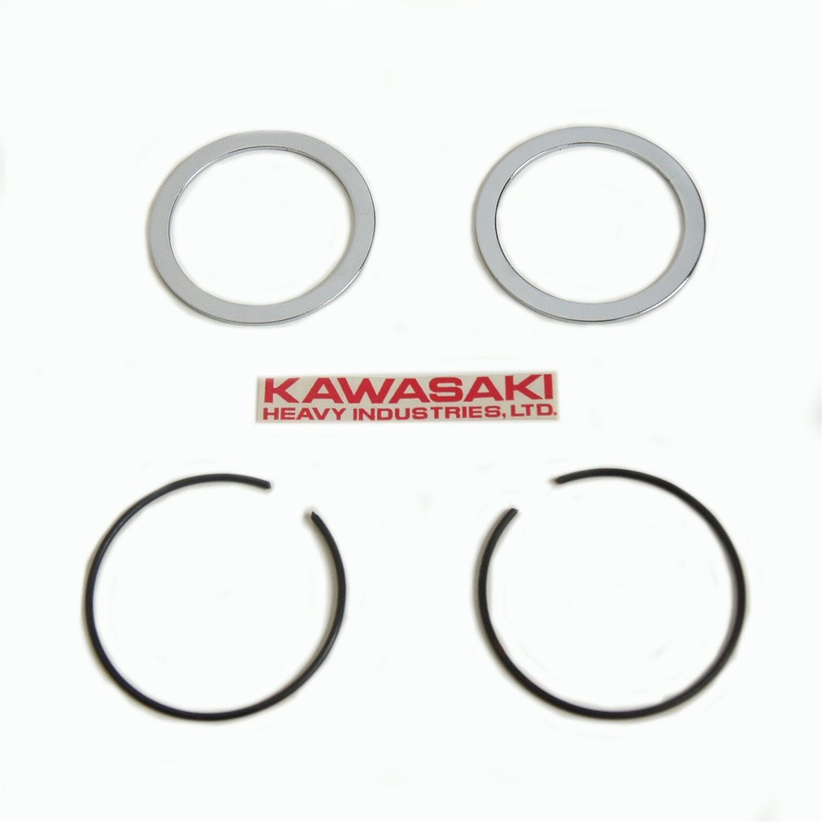 Kawasaki Front Fork Oil Seal Washer & Circlip For KZ1000, KZ650, Z1, H1, H2