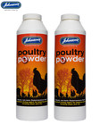 JOHNSONS VETERINARY POULTRY MITE & LICE POWDER CHICKENS DUCK 250G PACK OF 2