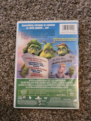 Planet 51 DVD 2009 Animated Family Movie Sci-Fi Kids Film