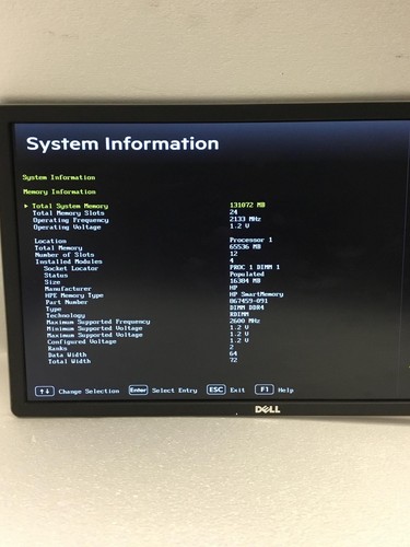 HP Proliant Dl380 Gen 9 2 x Intel Xeon E5-2680 V3 2.5GHz Server w/128GB DVD+more - Picture 16 of 17