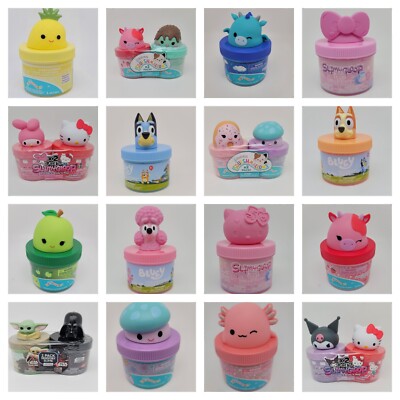 Squishmallows, Star Wars, Sanrio and Bluey  Cloud Slime New! *Free Shipping*