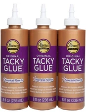 Aleene's Original Tacky Glue, 3 Pack, 8 oz each  3 Count (24 oz), New in Packing