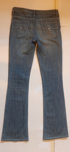 GUESS JEANS Belmont Flare light blue denim jeans size 27 with 34" leg in VGC - Picture 5 of 14