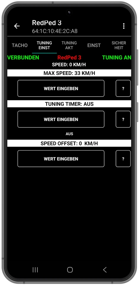 RedPed 3 für PW-X3 PW-S2 E-Bike Tuning App Yamaha - Bild 3 von 4