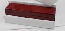 1 Deluxe Large Red Rosewood Bracelet Watch Box Display Wooden Jewelry Gift