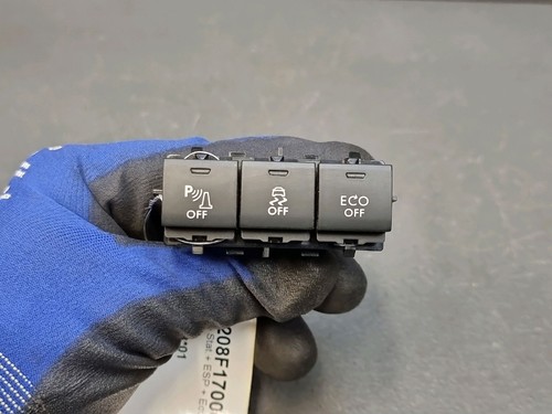 Bouton Interrupteur ESP / Eco Off Pour Peugeot 208 I Et 2008 I - Réf. 96750111ZD