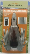 17-in-1 Metal Multi Tool With Carrying Case New! ADVENTURIDGE Outdoor Essential!