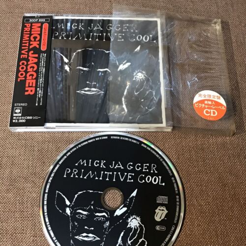 MICK JAGGER Primitive Cool JAPAN PICTURE CD 30DP899 OBI +SPINE STICKERS R.Stones - Picture 1 of 9