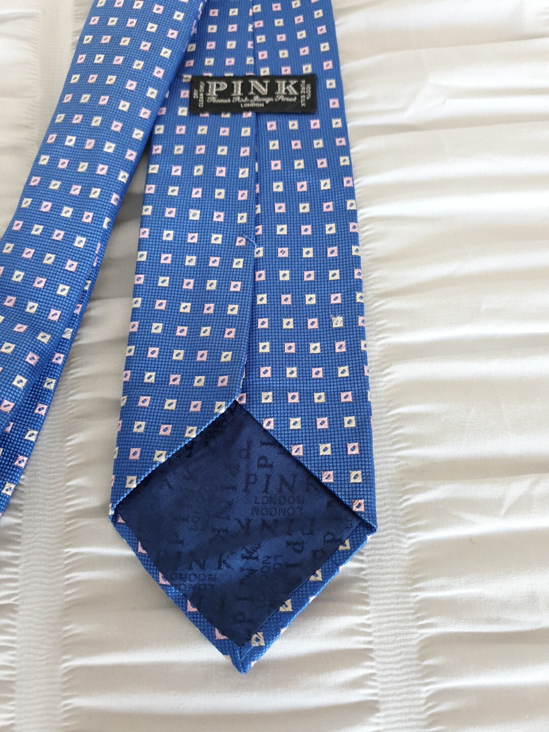 Thomas Pink Silk Tie eBay