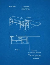 Diving Board Stand Patent Print Blueprint