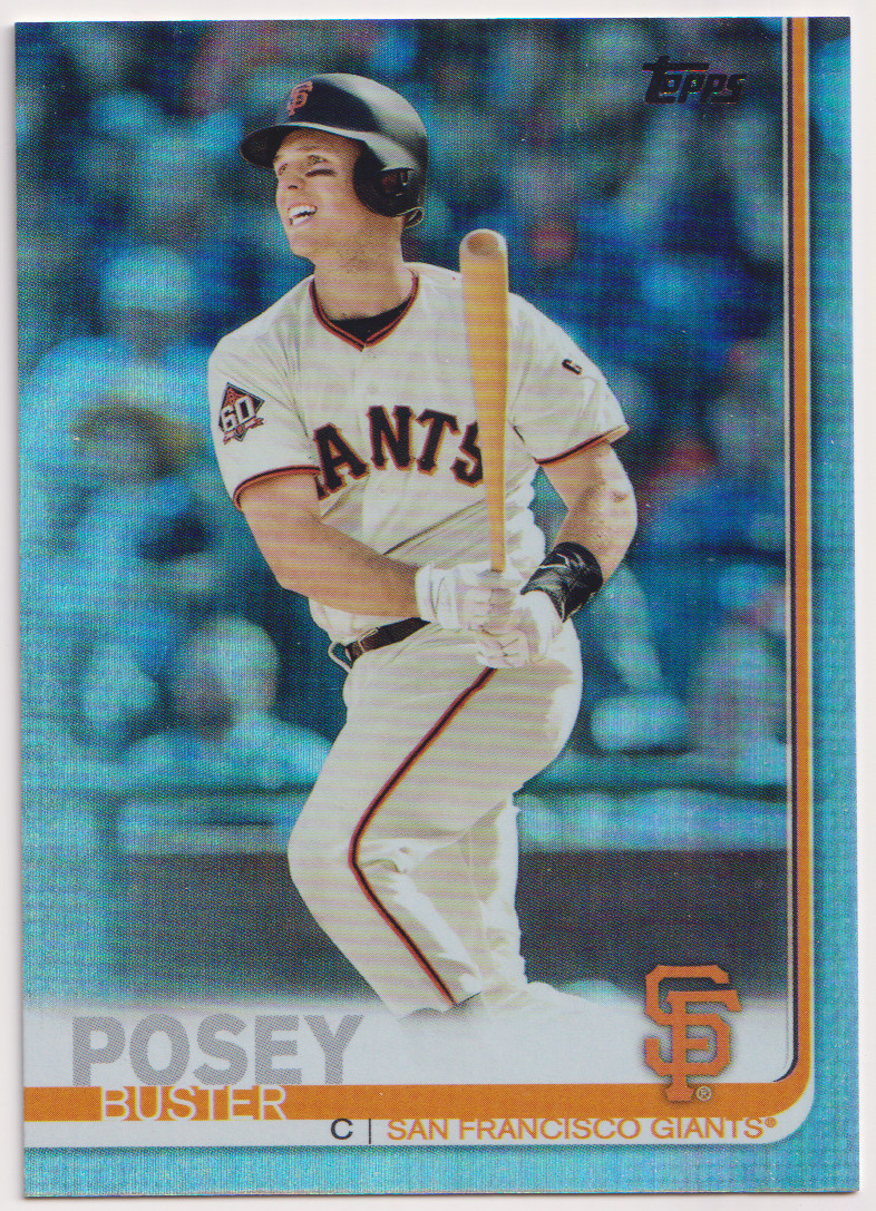 2019 Topps Foil #157 Buster Posey San Francisco Giants