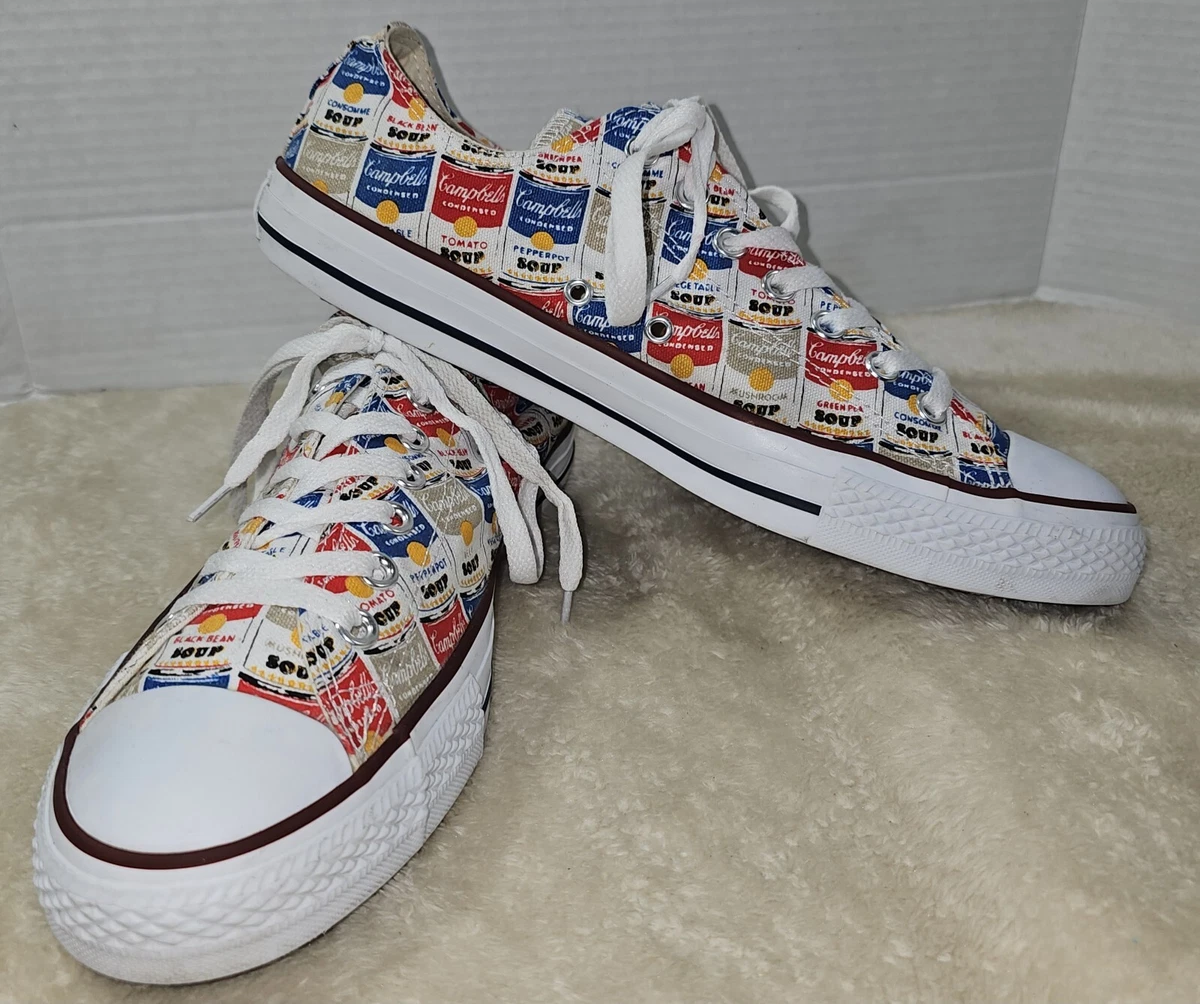 Converse andy sale warhol tomato soup