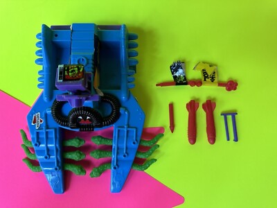 Vintage 1989 Footski Leech Patrol Vehicle Teenage Mutant Ninja Turtle Incomplete