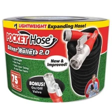 Pocket Hose Silver Bullet 2.0 3/4 in. D X 75 ft. L Medium Duty Expandable