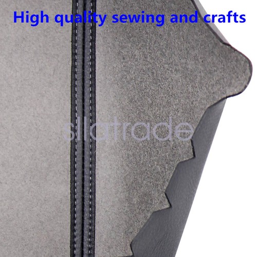 Fits 2011-19 Jeep Grand Cherokee Leather Center Console Lid Armrest Cover Black - Picture 4 of 13