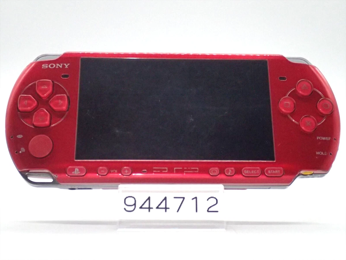【With Defects】 Good PlayStation console PSP-3000RR PSP 3000 Radiant Red 944712