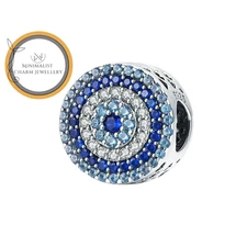 Evil Eye Charm For Bracelet, Blue Charm, Jewelry Gift For Women