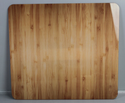 WENKO Multi-Platte Sicherheitsglas Holz-Optik Arbeitsplatte Schutzplatte L3-MP
